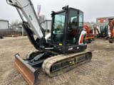 2024 Bobcat E88 mini excavator, front three-quarter view