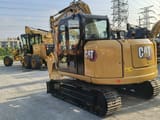 2024 Caterpillar 308E2 mini excavator rear three-quarter view