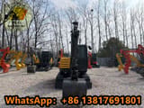 2023 Volvo EC60 mini excavator, front view