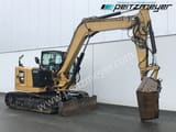 2019 Caterpillar 308-07 ECR mini excavator side view