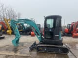 2023 Kobelco SK35SR mini excavator, side view