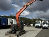 2016 Hitachi ZX85USB-5A crawler excavator, side view