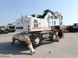 2012 Liebherr A914 wheel excavator rear three-quarter view