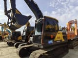 2023 Volvo EC140 crawler excavator, front three-quarter view
