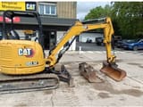 2020 Caterpillar 303.5E CR crawler excavator, side profile view