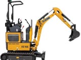 XCMG XE10E mini excavator, side view