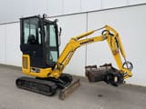 2022 Komatsu PC16R-3HS mini excavator, side view