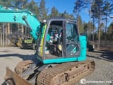 2018 Kobelco SK140SRLC-5 crawler excavator side view