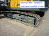 2025 Hyundai HX220 crawler excavator undercarriage view