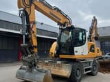 2023 Liebherr A916 LITRONIC G6.0-D wheel excavator front three-quarter view