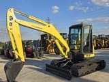2022 Yanmar VIO55 mini excavator, side profile view