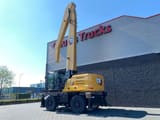 2022 Caterpillar MH3040 material handler, rear three-quarter view
