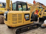 2020 Caterpillar 305.5E2 mini excavator, rear three-quarter view