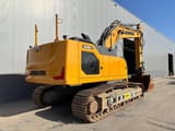 2021 Liebherr R945 crawler excavator, rear three-quarter view