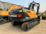 2022 Hyundai R220LC-9S crawler excavator, rear three-quarter view