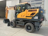 2018 Hyundai HW140-9 wheel excavator, side view