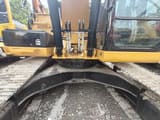 2022 Caterpillar 329D2 crawler excavator, close-up of the upper structure and tracks