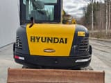 2008 Hyundai R60-7 mini excavator, rear view