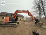 2018 Hitachi Zaxis 85US mini excavator, side profile view