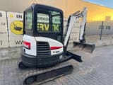 2014 Bobcat E25 mini excavator, rear three-quarter view