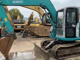 2020 Kobelco SK75SR crawler excavator, side view