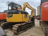 2013 Komatsu PC78US mini excavator, rear three-quarter view