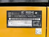2022 Caterpillar 323 excavator identification plate detail