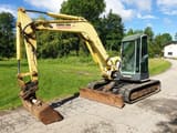 2007 Yanmar VIO75 A mini excavator, side view