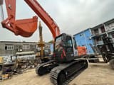 2016 Hitachi ZX200-5G crawler excavator, front three-quarter view
