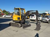 2012 Volvo ECR28 mini excavator, side view