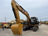 2022 Caterpillar 325D crawler excavator, front three-quarter view