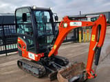 2024 Kubota KX019-4 mini excavator, front three-quarter view