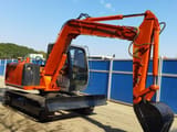 2023 Hitachi ZX70 mini excavator, side profile view