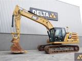 2019 Caterpillar 320-07A crawler excavator, side view