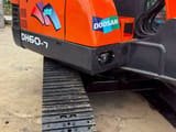 2025 Doosan DH60-7 mini excavator rear quarter view