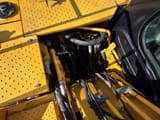 2013 JCB JS130LC crawler excavator hydraulic compartment detail