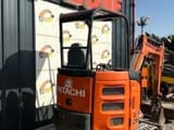2017 Hitachi ZX26U-5 mini excavator, rear three-quarter view