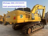 2022 Komatsu PC450 crawler excavator rear three-quarter view