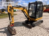 2016 Caterpillar 301.7D mini excavator, side view
