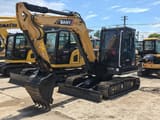 2023 Sany SY60C mini excavator, front three-quarter view