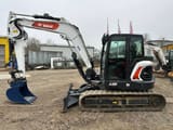 2024 Bobcat E88 R2 mini excavator, side view