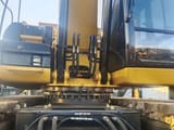 2019 Caterpillar 320C amphibious excavator, close-up of the upper structure and swing bearing
