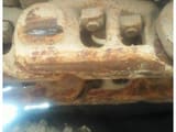 2005 Komatsu PC 750 LC-7K crawler excavator track link detail