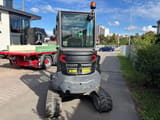 2020 Volvo ECR25D mini excavator rear view