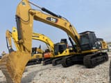 2023 Caterpillar 336D2 crawler excavator, front three-quarter view