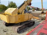 1989 Priestman VC20 dragline, rear three-quarter view