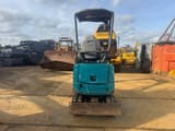 2017 Hitachi ZX17U mini excavator, rear view