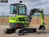 2024 Zoomlion ZE35GU mini excavator, rear three-quarter view