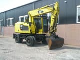 2017 Caterpillar M318F wheel excavator, side view
