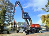 2019 Atlas 350MH material handler, side profile view